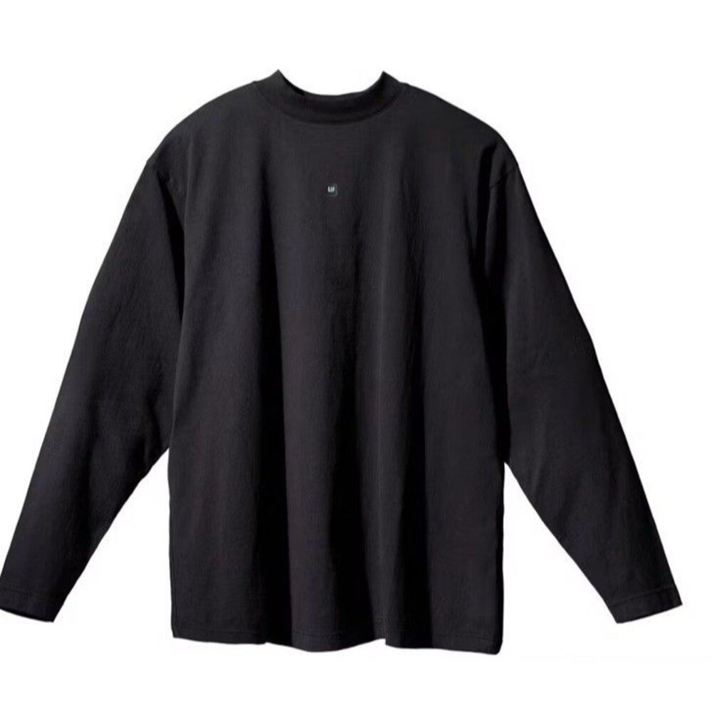 Yeezy Gap Balenciaga Long Sleeve Tee Black Oversized Men’s Large NWT Rare OG